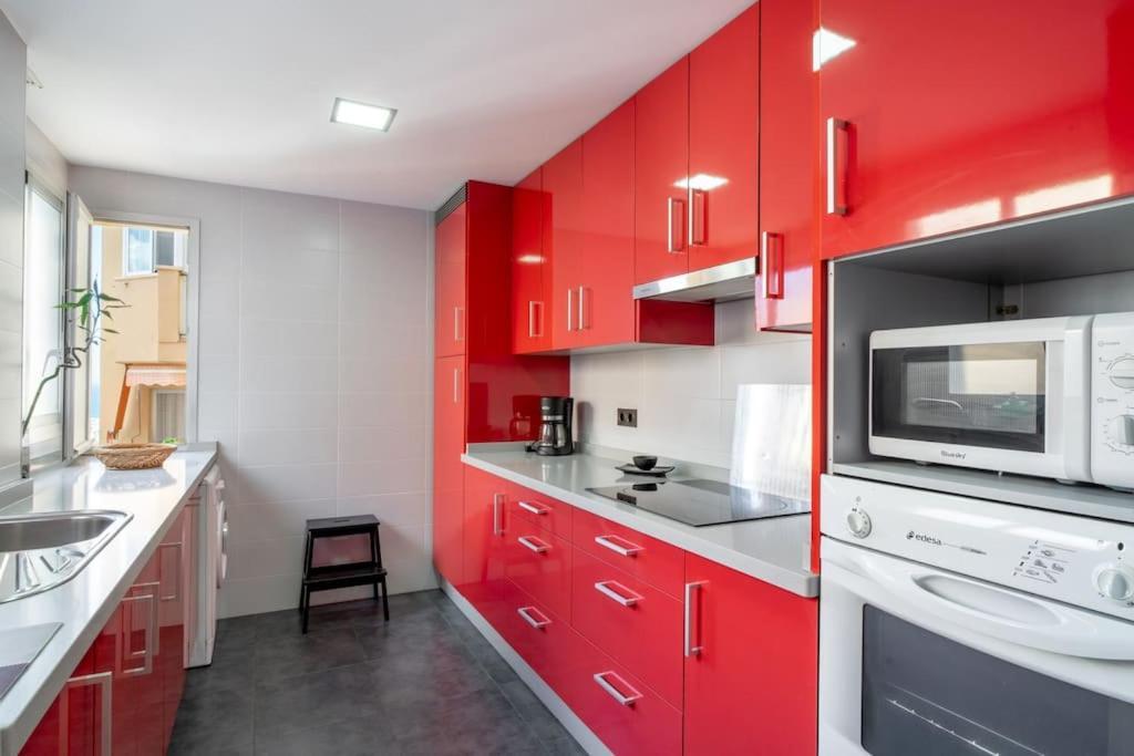 Desayuno Con Vistas, Parking Privado Terraza Apartamento La Cala Del Moral Exterior foto